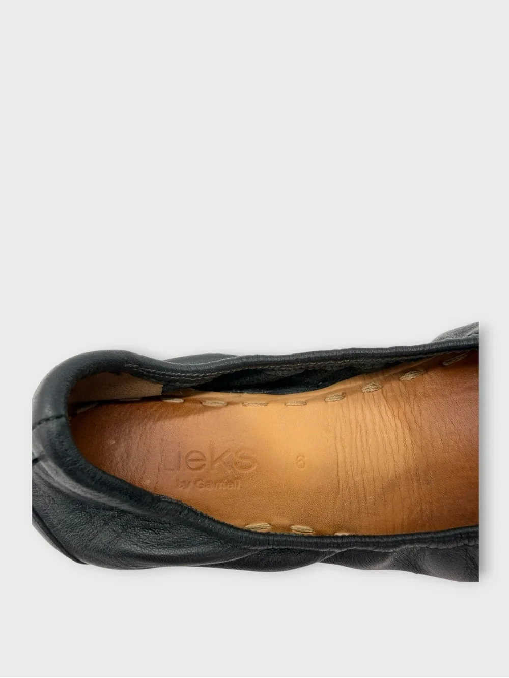Tieks Classic Ballet Flats Black Teal Women’s Size 6 Good Condition Cute!!